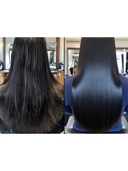 美髪矯正=縮毛矯正×髪質改善であなたの人生で1番輝く艶髪を叶えます。[徳島/縮毛矯正/髪質改善]