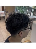 【MEN'S HAIR】刈り上げ×ワンカールパーマ