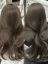 アマトウキョウスマートサロン(AMA TOKYO×Smart Salon)&nbsp;オリーブグレージュ  オリーブベージュ  赤み消しカラー