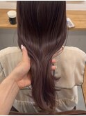 ミディアムヘア/暗めカラー/グランマッシュ/梅田