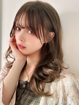 【MONA】ゆるふわヘア/似合わせカット/透明感カラー