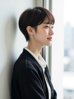 カピュ(kapy)の写真/【京都/桂駅徒歩６分】NEW OPENの美容室で、あなたの魅力を引き出す特別なスタイルを体験しませんか？