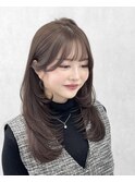 韓国風レイヤーカット/似合わせレイヤーカット/ワンカール/福岡