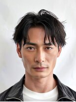 アース 天満橋店(HAIR & MAKE EARTH)&nbsp;オフィス◎刈り上げセンターパート×前下がりカット冬カラー