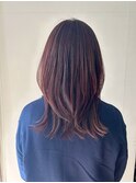 ピンク×レッドカラーの大人ウルフ