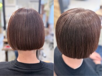 アリウス(ALIUS by posh)の写真/【池袋西口1分】気になる白髪をカバーしながらオシャレが楽しめる♪ダメージレスでツヤ感のある仕上がり◎