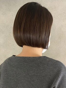 ザビー(THE B) 本八幡×ミニボブ×艶ショコラブラウン×千葉美容院