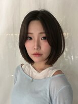 ナループロア ルームー(Nalu pu loa ROOMOO)&nbsp;巻きすぎないゆるふわ感が韓国ぽい♪韓国ボブ/タンバルモリ/KIRA