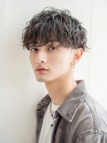 メンズサロン アネロ 名駅(Men's salon anhelo)&nbsp;ツイストスパイラルパーマ×ツーブロック×マッシュ×u24