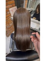 フィゼル 梅田茶屋町(fizelle)&nbsp;チョコレートブラウン  髪質改善カラー