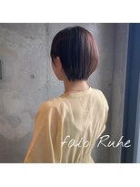 ファロルーエ(falo Ruhe)&nbsp;丸みが可愛い耳掛けショート【falo Ruhe二子玉川】