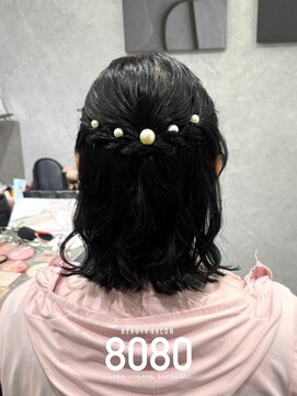 はればれ 桜木町 関内(8080) ねじりハーフアップ
