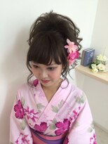 ヘアーセットサロン ピンキー(Hairset Salon Pinky)&nbsp;Pinky☆ふんわり浴衣アップ