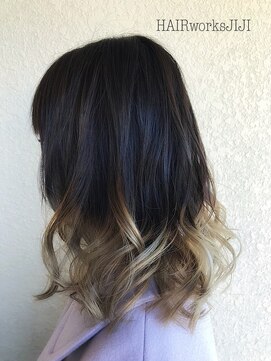 ヘアーワークス ジジ(HAIR works JIJI) グラデーション×オンブレ