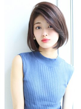ロゼ 京橋(Rose) 【ROSE/京橋】大人丸みショート/斜めバング/ボブi