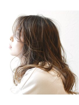 レーベル(LABEL) 【LABEL】透け感たっぷりハイライトベージュ