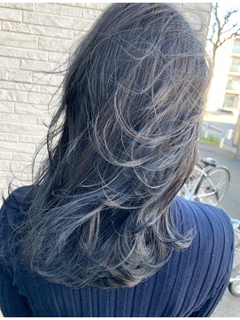 トップス TOPS 深海ネイビーグラデーション