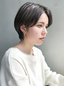 アイティー バイ アルバム 浦和店(IT by ALBUM) ナチュラルハンサムショート_セミウェットウェーブ_87536