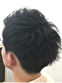 ジェットモヒカン風おしゃれショートスタイル<田町>[理容室]