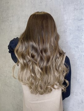 グリス(GRIZZ) 【Olive Grayge】#エクステ#三ノ宮#グラデーション#インナー