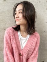 ディーン 岡崎店(DEAN)&nbsp;【DEAN】スモーキーブルージュ&外ハネミディ