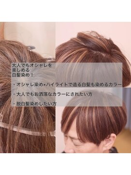 サロン マーニ(salon m ni) オシャレ染めの白髪染め