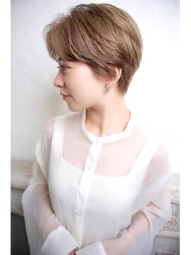 グランアージュ 船橋南口店(grandage) 刈り上げ女子ハンサムショート/ミルクティーベージュ髪質改善t01