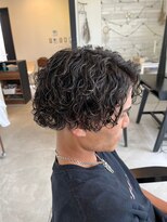 ミオ(Mio) 滋賀、南草津、メンズ美容室、波巻きツイストスパイラルパーマ