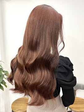 ピープスアンドスー 表参道 渋谷(Peeps&Suu.) 髪質改善 トリートメント ピンクベージュ 艶髪 ロング 韓国