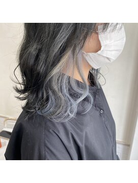 イオエ 岡本(ioe) イメチェン/フルバング/似合わせ/レッドブラウン/デジタルパーマ