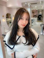 シーシンジュク 新宿南口(Sea shinjuku)&nbsp;韓国前髪×ショコラアッシュ【新宿/ワンホンヘア/髪質改善】