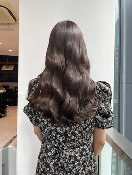 キュア 表参道(CURE) 黒髪/グレージュカラー/ココアベージュ/ヘルシーロング[表参道]