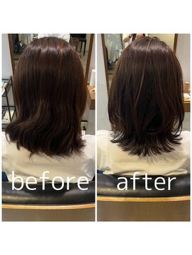 スピカ(SPICA) 【ケアカラーコース】お客様施術事例