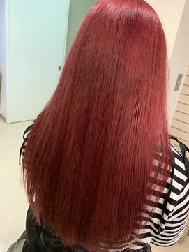 ネウィ 大分中央町店(newi) 【シノハラ】@newi_nao 夏のハイトーン コリアンレッド♪