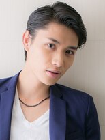 トニーアンドガイメン ホテル京阪仙台店(TONI&GUY MEN)&nbsp;オールバックでクール！アッシュブラックウェットショートe仙台