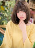 アッシュブラック切りっぱなしボブc5戸田公園20代30代40代