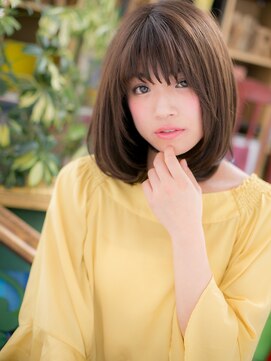 カバーヘア ブリス 戸田公園西口店(COVER HAIR bliss) アッシュブラック切りっぱなしボブc5戸田公園20代30代40代