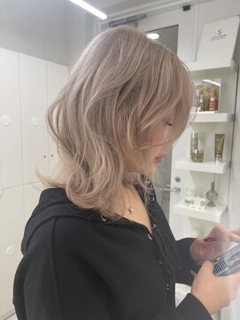 ガガ 心斎橋(GAGA) 美髪◎ピンクブラウン/エアリーロング/髪質改善/ハイトーン