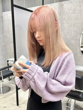 セシルヘアー(CECIL hair) ピンクベージュカラー　下北沢