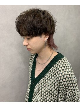 ジエクト アイロ 江坂駅前店(The Ect ilo) マッシュウルフ☆インナーカラー