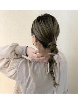 アンフェイス(ann FACE) オリーブグレー