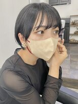 ビューナゴヤ 名駅(VIEW NAGOYA)&nbsp;魅力倍増カールシアーカラーショートヘアダークアッシュ