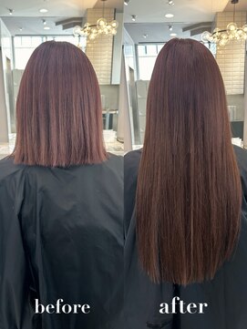 リリー(Lilley) 【lilley 稲永麻衣】エクステ+ロングヘア+髪質改善+韓国ヘア