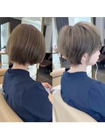 アンド ストーリーズ(&STORIES) ショートボブ髪型20代30代40代50代前髪あり前髪なし面長丸顔小林