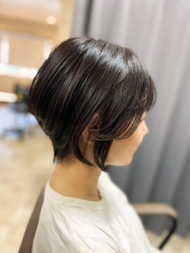 テーラヘアー 五井(TELA HAIR) ひし形ショートボブ×前髪あり