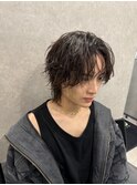 ウェット/無造作スタイル
