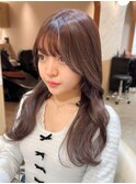 ■ フェミニンロング似合わせカットウェーブミディアム韓国5