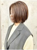 *顎ラインボブディ大人ボブ耳かけボブ前下がりボブミニボブ30代