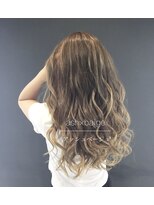 アンジェ(Ange)&nbsp;ホワイト、グラデーション、ダブルカラー、ハイライト、エクステ