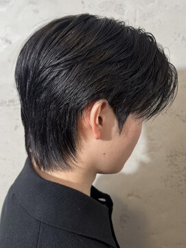 ノラ ヘアーサロン(NORA HAIR SALON) 韓国シースルーマッシュフェザーショートダウンパーマ